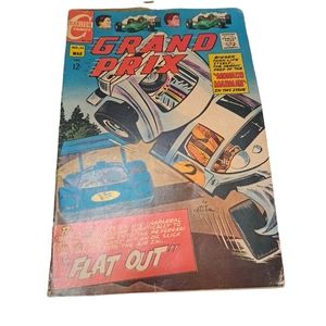 Vintage Grand Prix Comic Book Charlton Comics Vol. 1 No. 24 March 1969